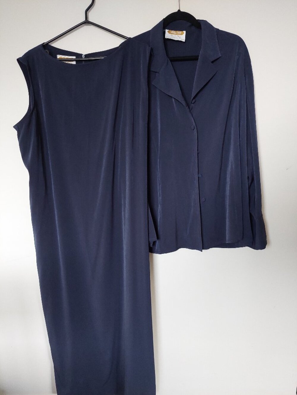 Tilley - Tilley Silk Sleeveless Dress and Button-down Jacket 2-PC Set